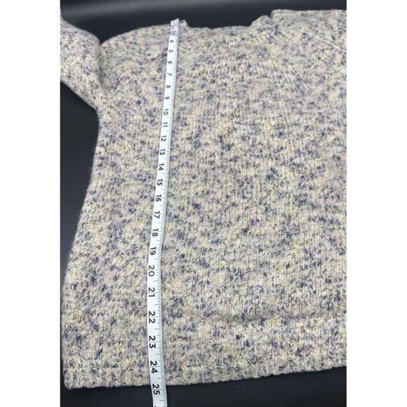 Lou & Grey Women's Eyelash Signature Soft Metallic Crew Neck Sweater Top Sz S - Picture 8 of 8